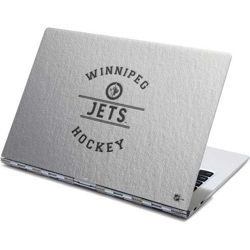 NHL Winnipeg Jets Black Text Yoga 910 2-in-1 14in Touch-Screen Skin